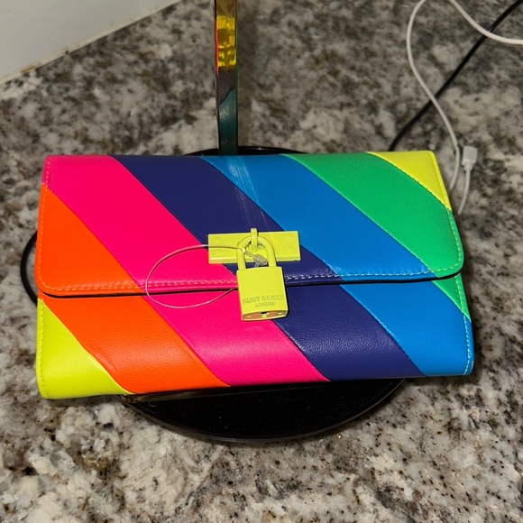 Kurt Geiger Handbags - Kurt Geiger Neon Rainbow Wallet